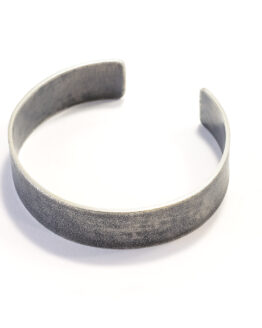 Maraljoies - Pulsera de plata artesanal textura 3