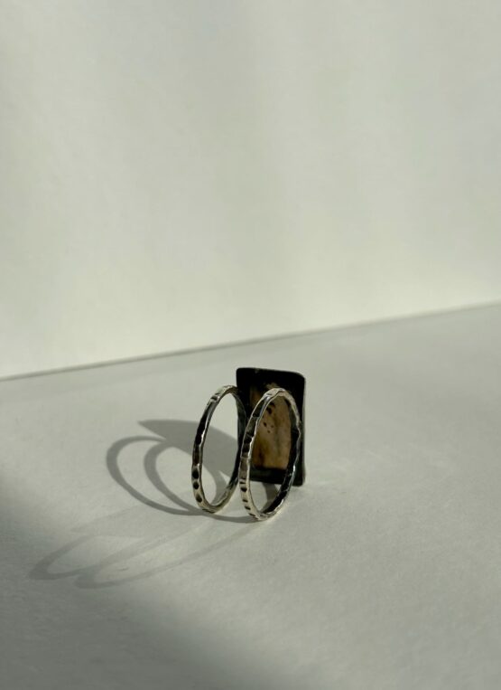 Anillos de plata y labradorita modelo Maraljoies 3
